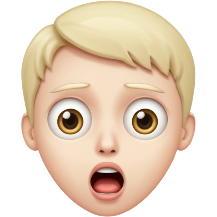 Shocked face emoji
