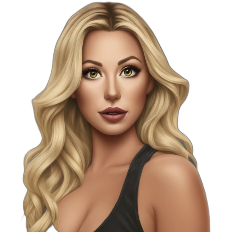 Hyper-realistic painting samantha saint behind the scenes emoji