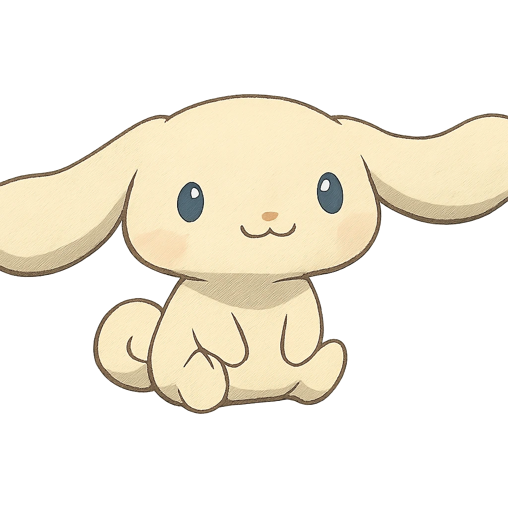 ghibli style Cinnamoroll character emoji