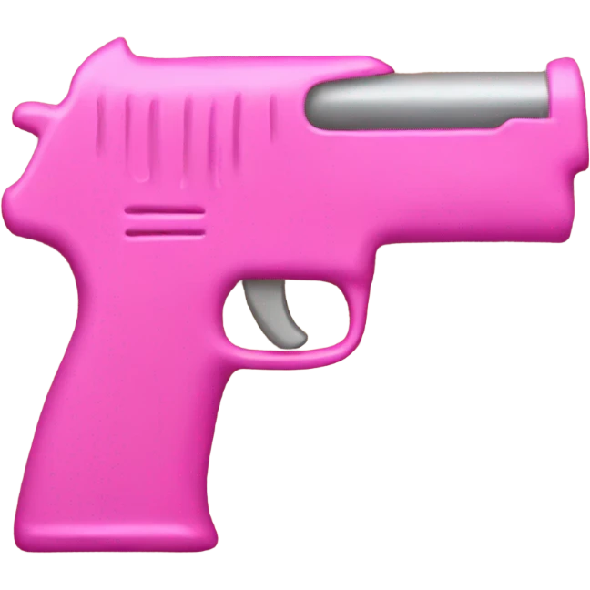 Pink gun emoji