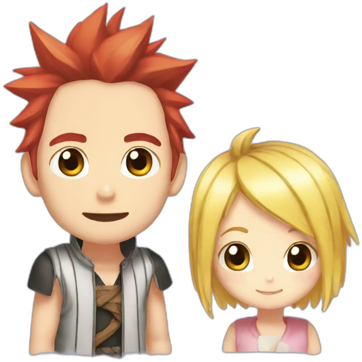 lucy and natsu emoji