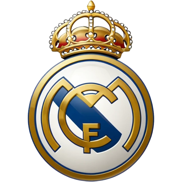 I want an emoji of real madrid logo of football and it should look realistic emoji