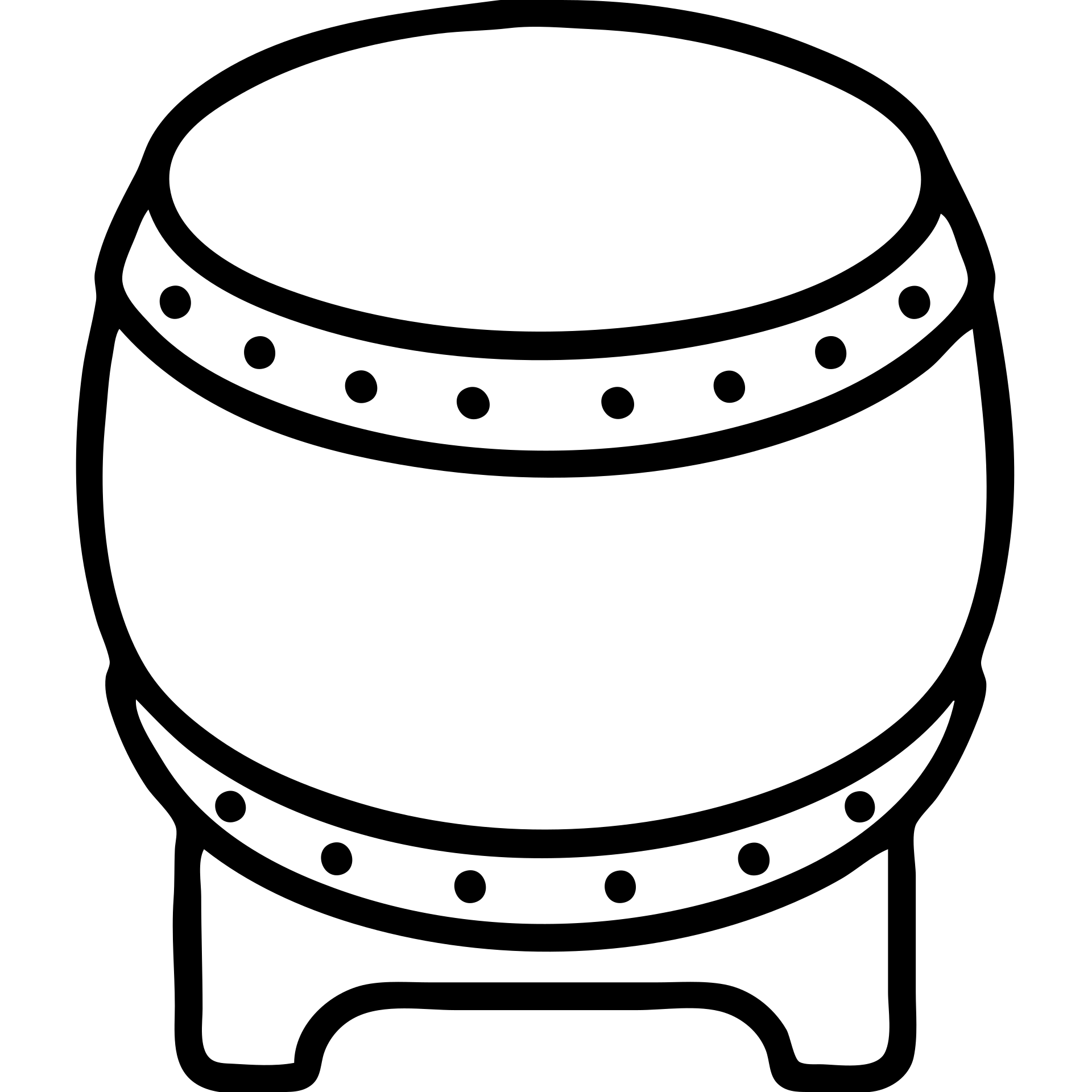 outlined sino Chinese drum icon emoji