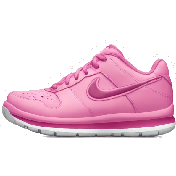 A pair of pink Nike shoes emoji