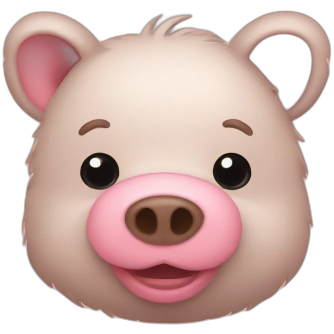bear pig emoji