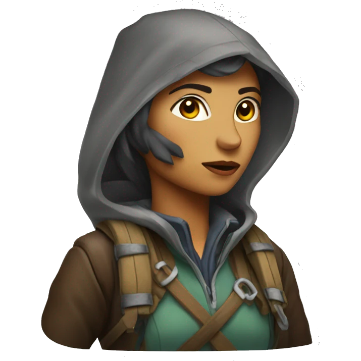 huntress with chemical emoji