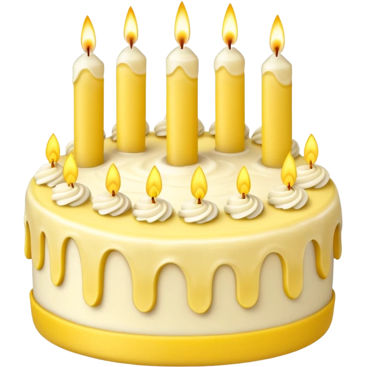 banana birthday cake emoji