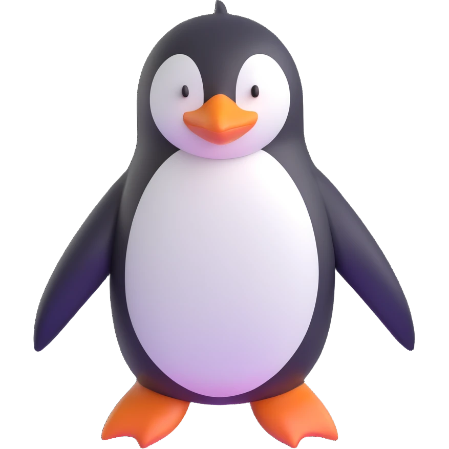 cute penguin emoji