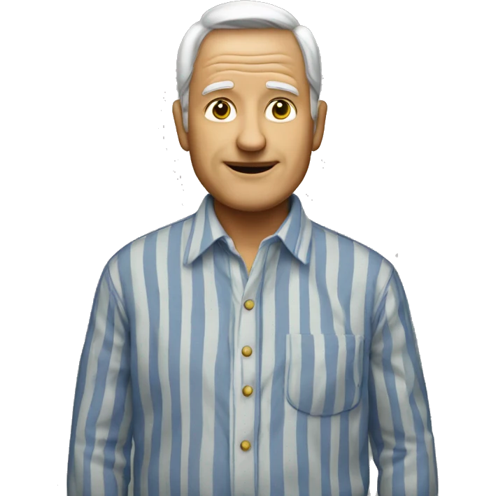 old mancin striped shirt emoji
