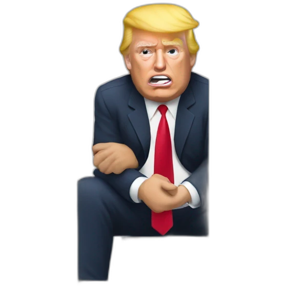 trump-getting-arrested emoji