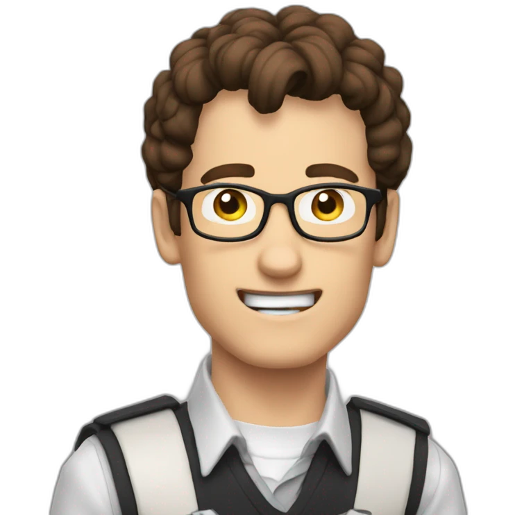 Zach hadel as the avgn emoji