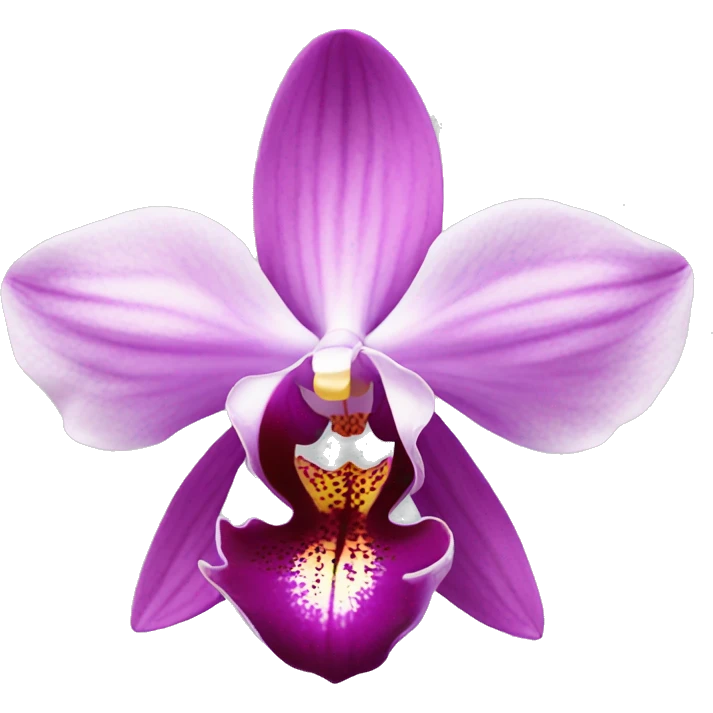 orchid flower emoji