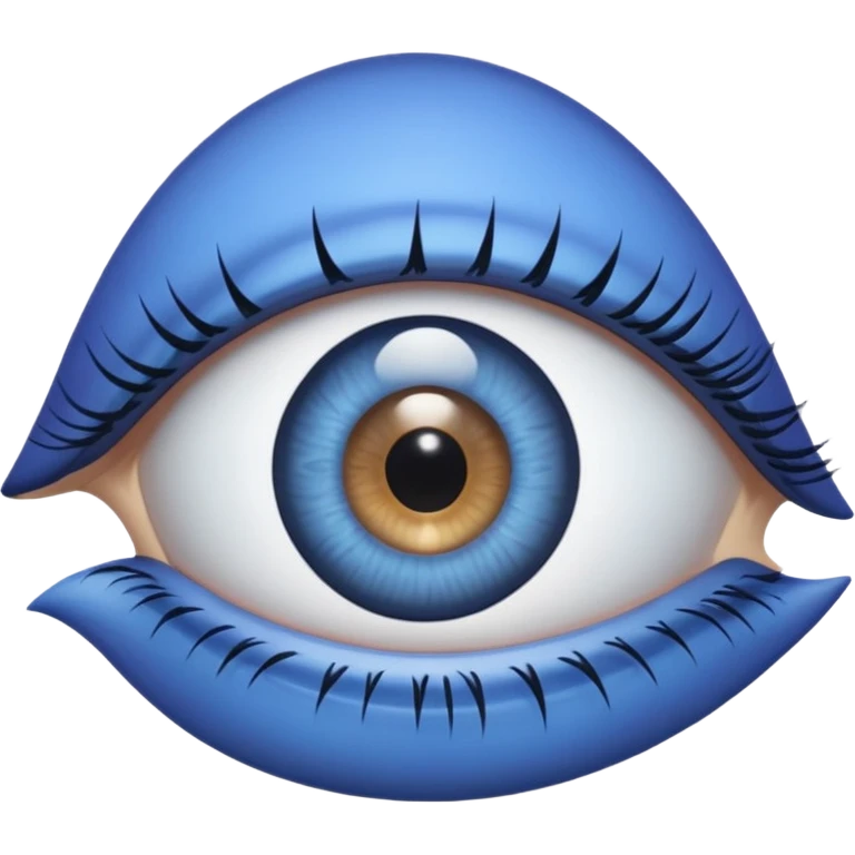 just one eye no human emoji