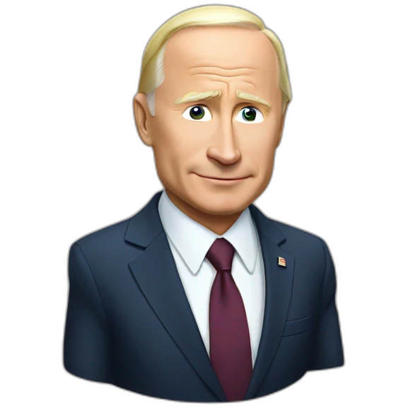 Putin with Biden emoji