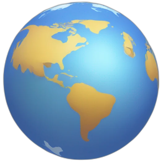a github style globe emoji