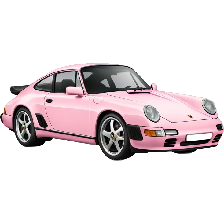 Light pink Porsche  emoji