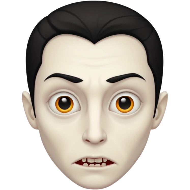 hiding vampire emoji