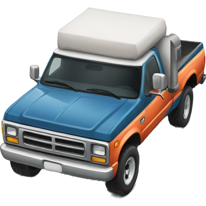 Lifted truck emoji
