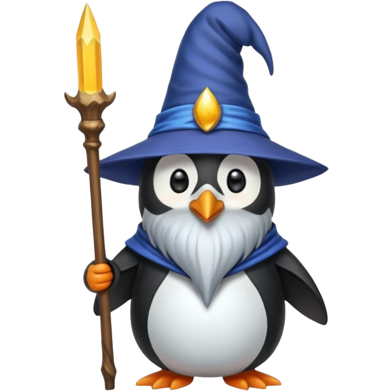 Penguin Wizard emoji