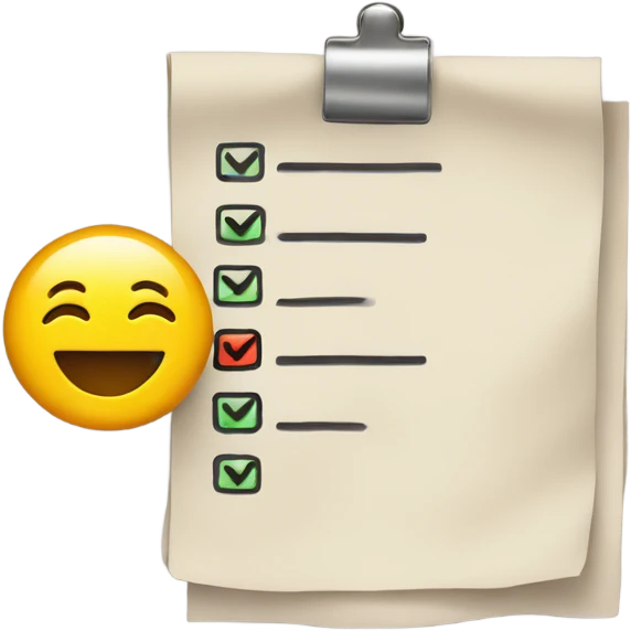 checklist pinned  emoji