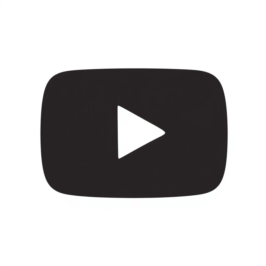 YouTube logo hand drawn doodle style emoji