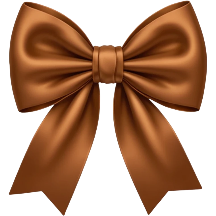 Brown bow emoji