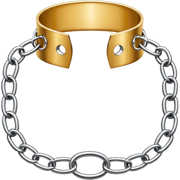 luxury fetish collar, silver chrome, smooth rounded metal, dominant erotic mood emoji