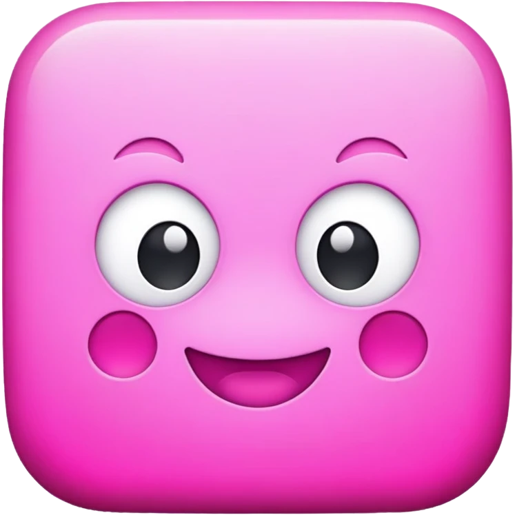 Pink  emoji