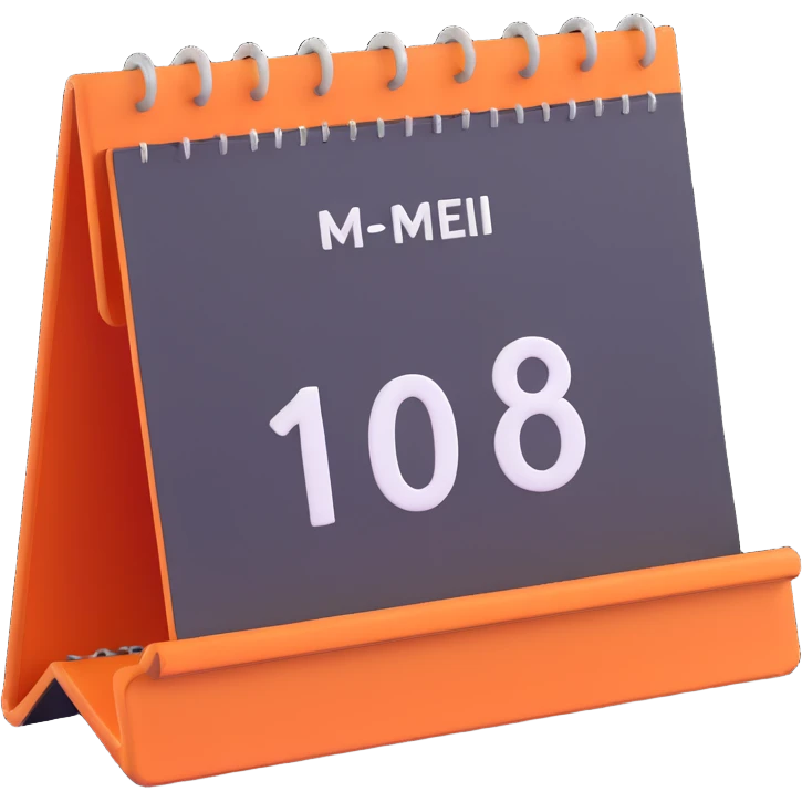 desk calendar emoji
