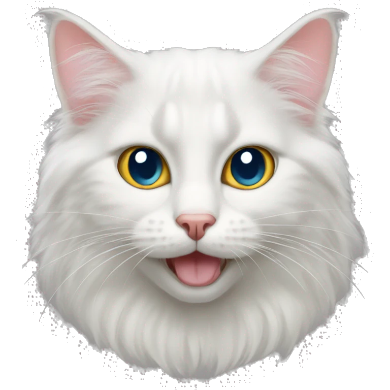 turkish angora cat emoji