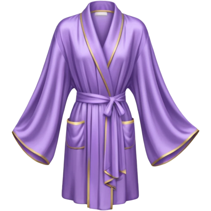 Light purple silk robe emoji