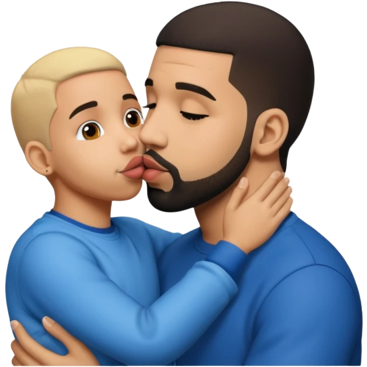 drake kissing drake kissing drake kissing drake emoji