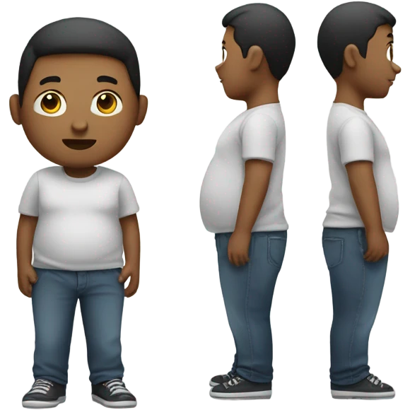 Fat person emoji