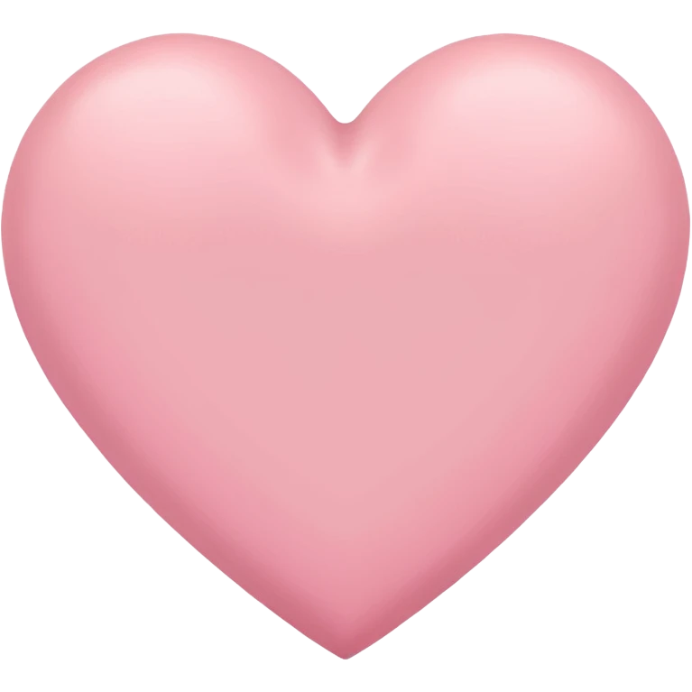 Pink pastel heart emoji