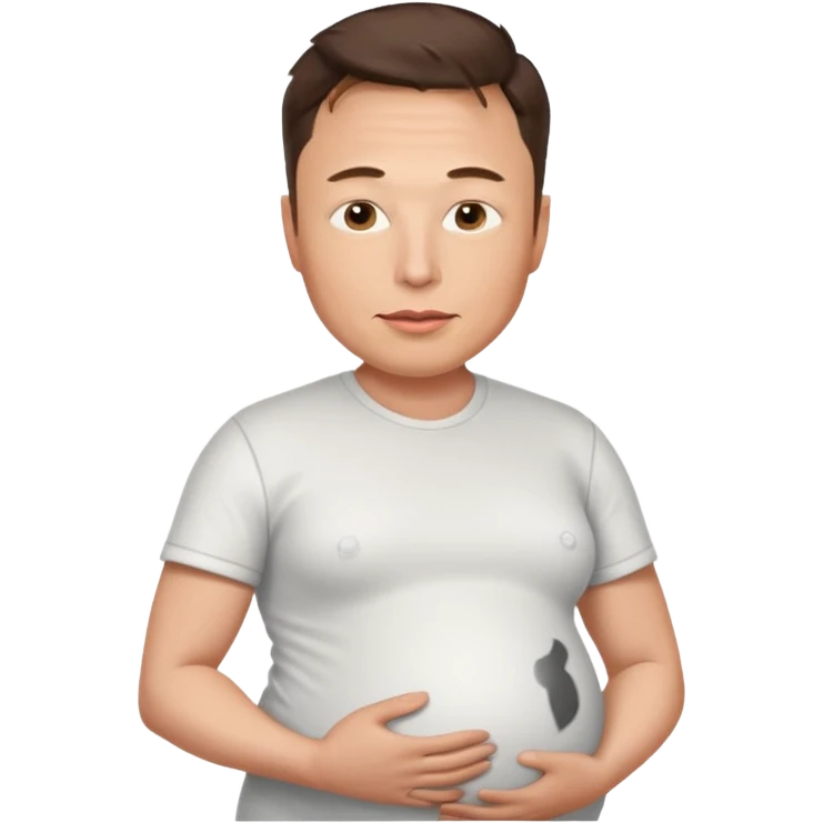 elon musk pregnant  emoji