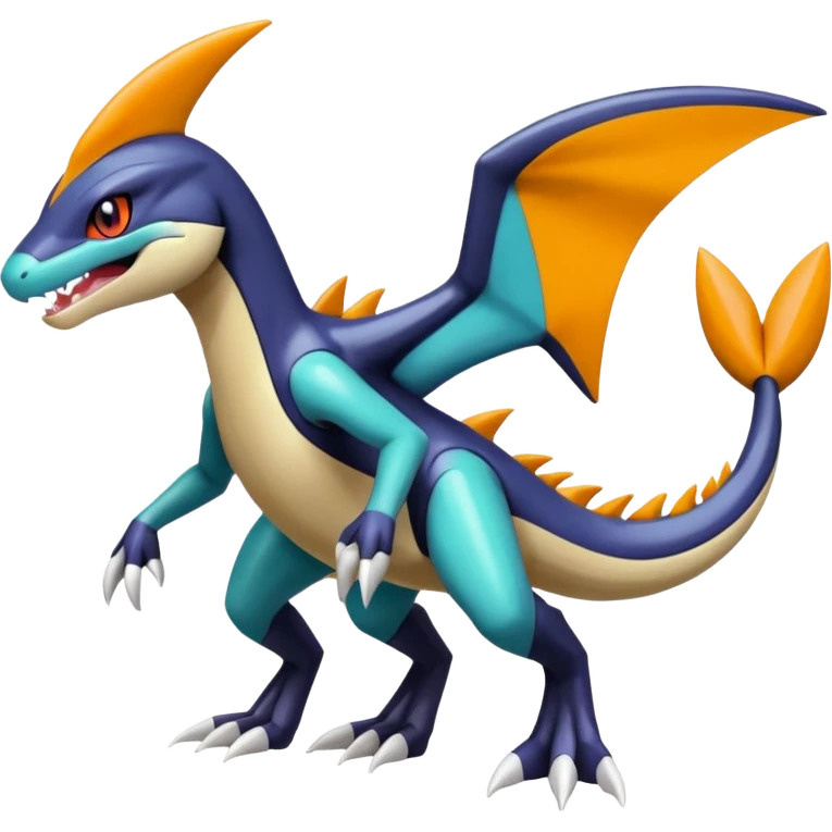 Meloetta-Garchomp-Inteleon-Pokémon-Fakémon-fusion-hybrid-creature emoji