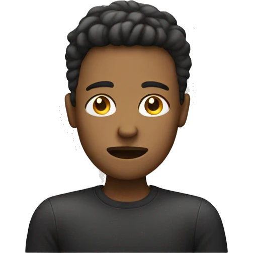 Face with hands on head emoji