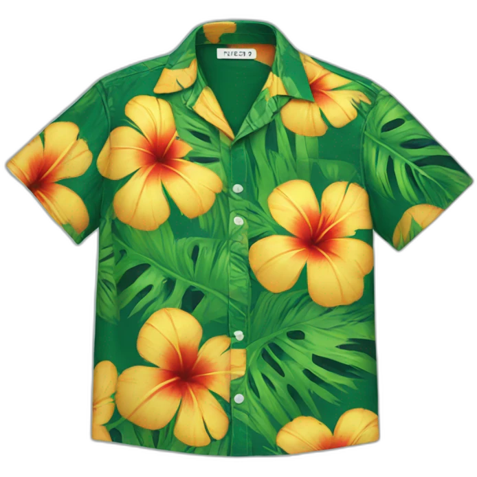 hawaian shirt emoji