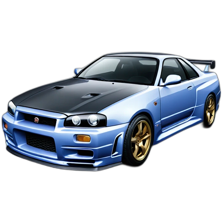 Nissan skyline r34 emoji