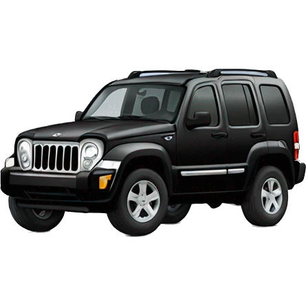 Black Jeep Liberty emoji