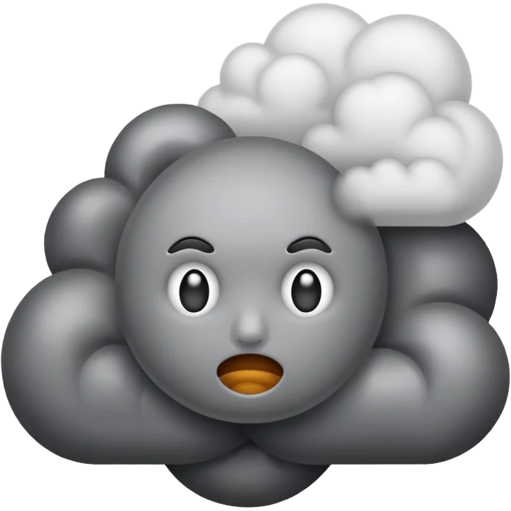 Fight cloud emoji