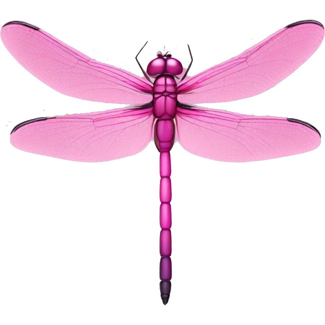 Pink dragonfly emoji