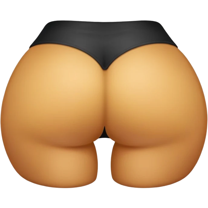 hair on buttocks emoji