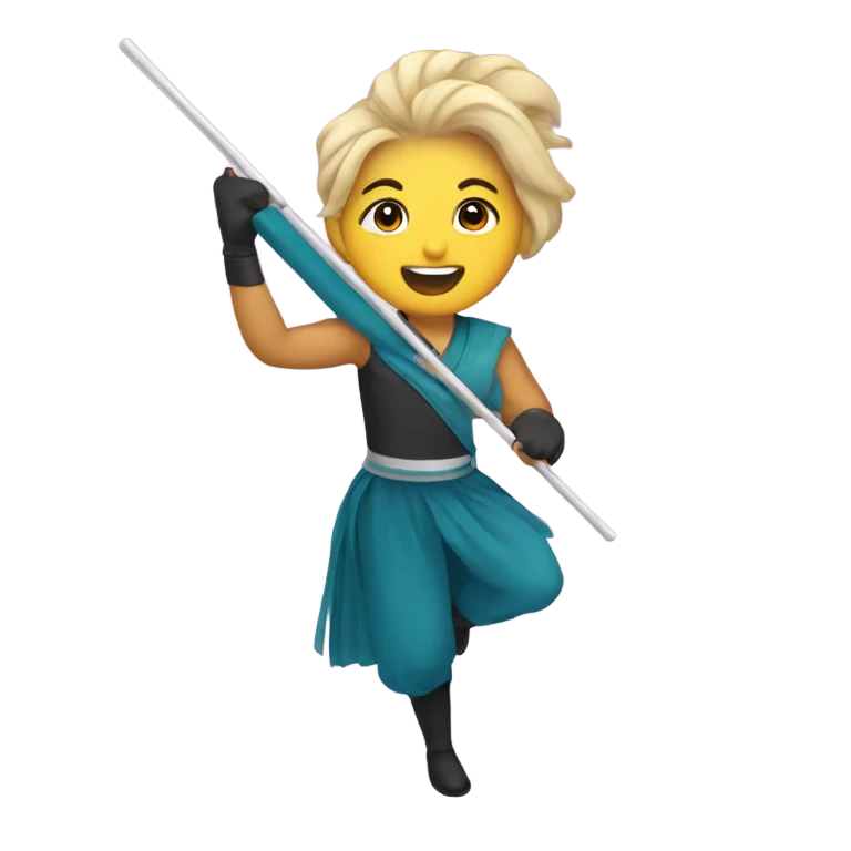 Colorguard spin emoji