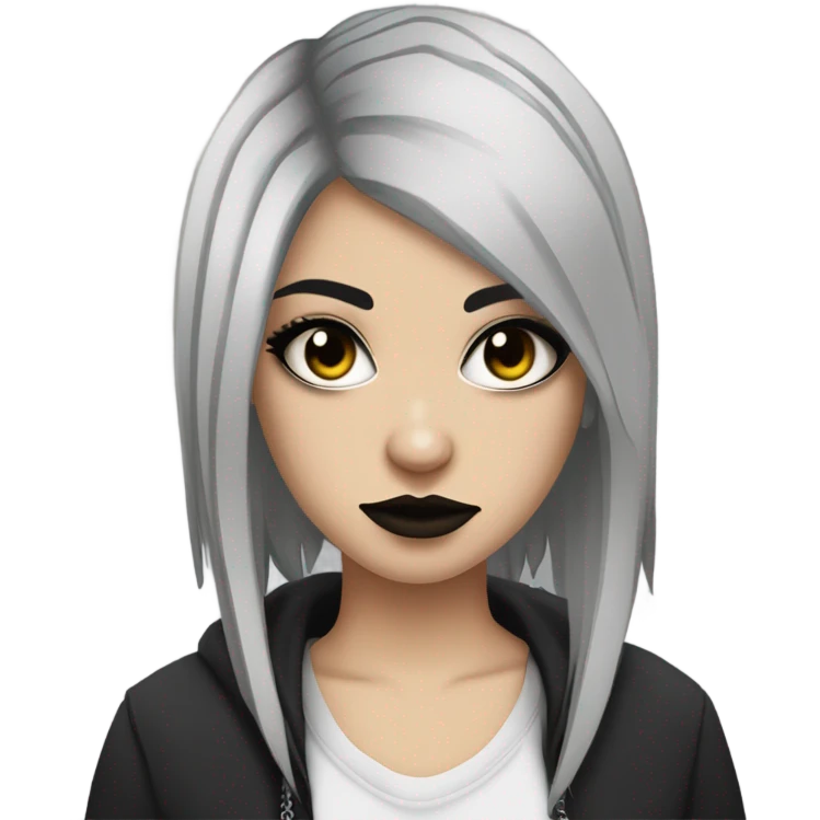 emo girl  emoji