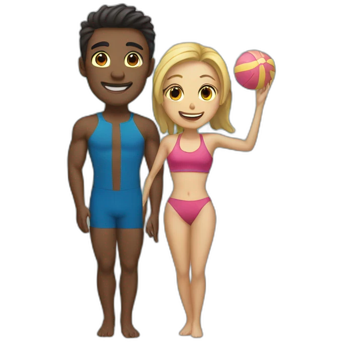 Swimming couple emoji