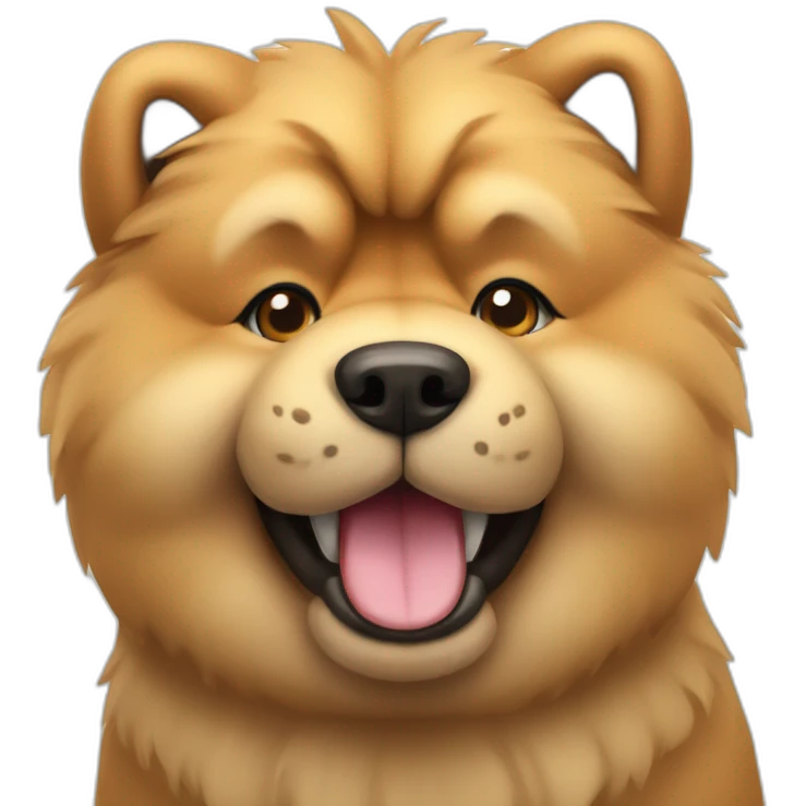 chow chow with paw thumb up emoji