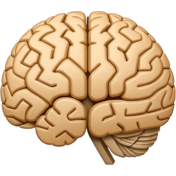 Cardboard brain emoji