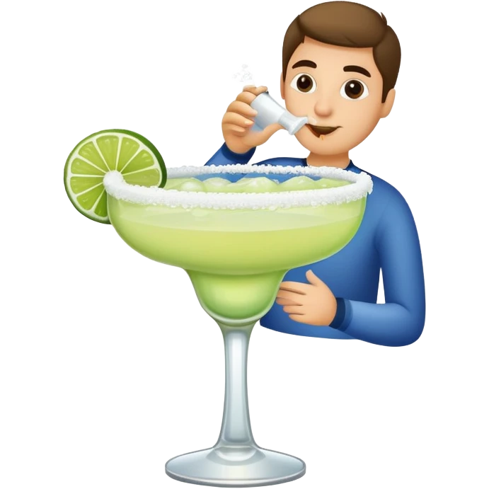 Drinking margarita  emoji