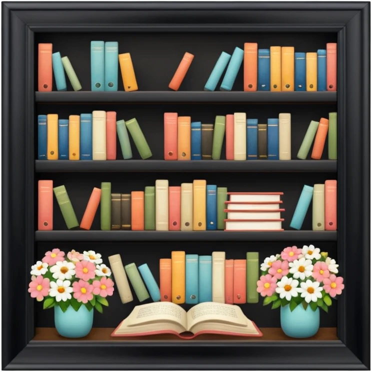 Soft floral library  emoji